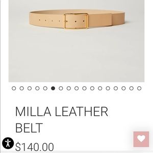 B-low the belt Milla Leather